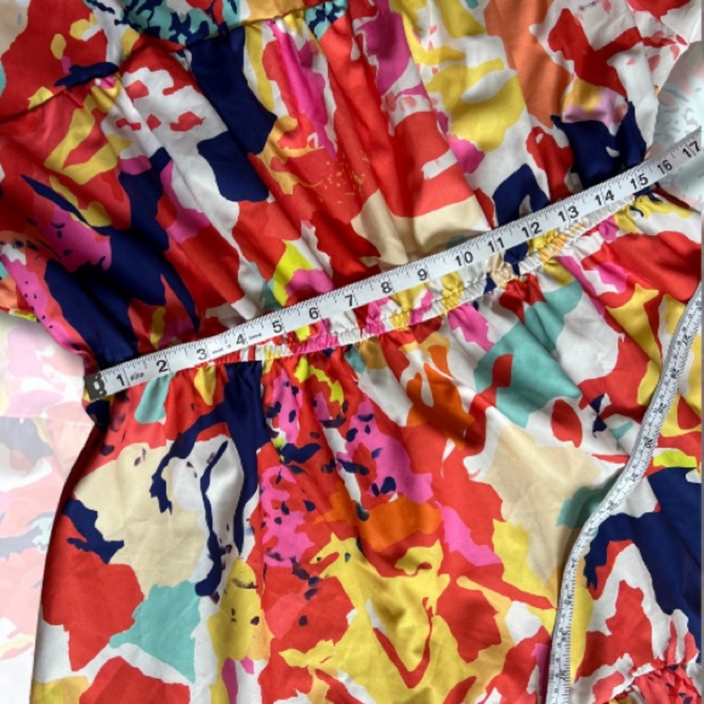 SHEIN Multicolor Abstract Dress - Picture 4 of 6